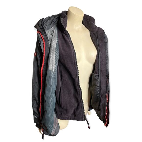 Marmot 3 in 1 Jacket Fleece Coat - Picture 6 of 11